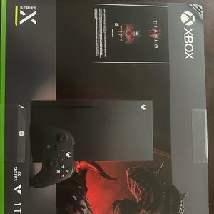 Xbox one series X Diablo edition